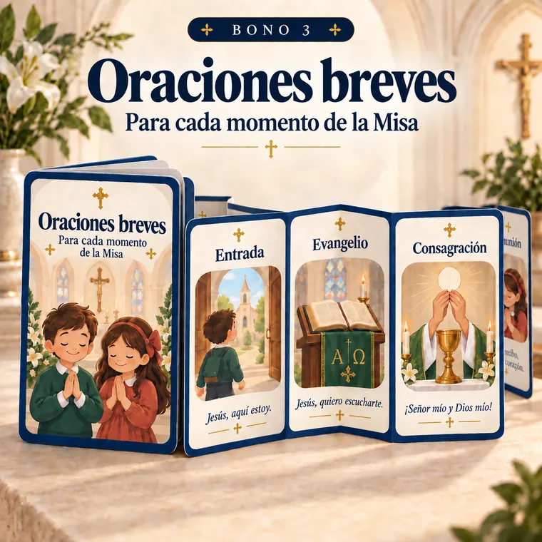 Oraciones Cortas para Cada Momento de la Misa